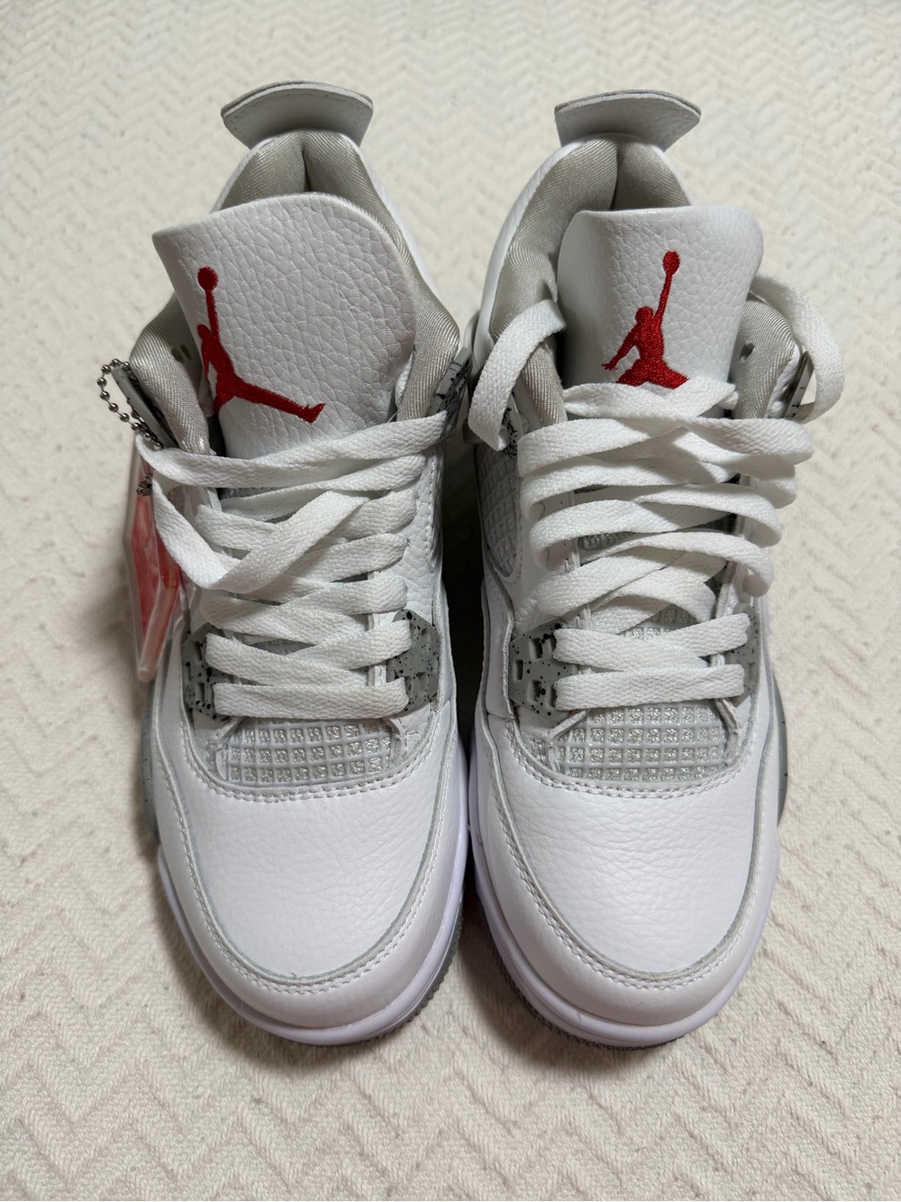 Air Jorden 4 retro “white oreo” sneakers in US 7 never worn